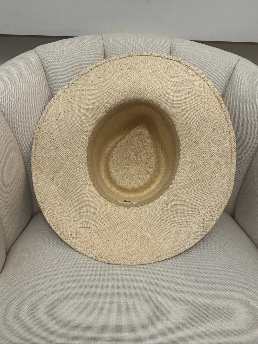 Cuyana wide brimmed straw hat